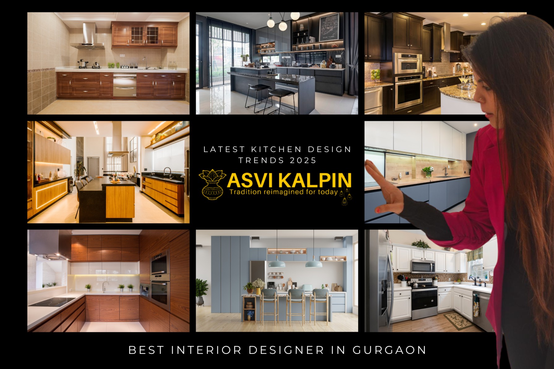 Latest Kitchen Design Trends 2025 | Modern & Functional Ideas by Asvi ...